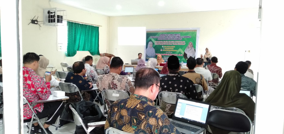 LPPM IAI Diniyyah Pekanbaru Gelar Bimtek Penulisan Proposal Penelitian Tembus Litabdimas